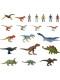 Набір з 20 міні фігурок Динозаври світ Юрського Періоду Jurassic World Chaos Theory Mini Figures 20 Pack Mattel (HXF58)