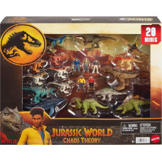 Набор из 20 мини фигурок Динозавры Мир Юрского Периода Jurassic World Chaos Theory Mini Figures 20 Pack Mattel (HXF58)