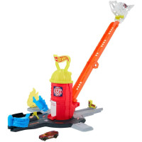 Ігровий набір Хот Вілс Супер пожежна станція Hot Wheels City Super Fire Station Rescue Playset (JHL95)