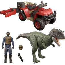 Квадроцикл з Динозавром Екріксинатозавр Світ Юрського Періоду Jurassic World ATV with Einiosaurus Dinosaur Mattel (JKG91)