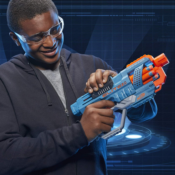 Бластер Нерф Еліт Коммандер Nerf Elite 2.0 Commander RD-6 Blaster Hasbro (E9485)