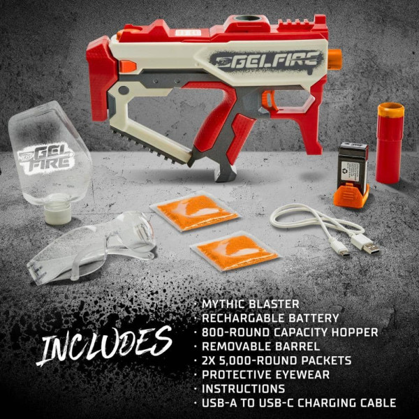 Бластер Нерф Про Гельфаєр Міфічний Nerf Pro Gelfire Mythic Blaster Hasbro (F7267)
