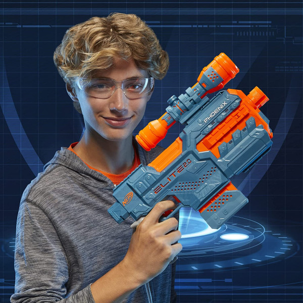 Бластер Нерф Еліт 2 Фенікс Nerf Elite 2.0 Phoenix CS-6 Motorized Blaster Hasbro (E9961)