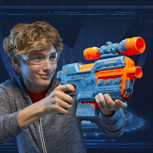 Бластер Нерф Еліт 2 Фенікс Nerf Elite 2.0 Phoenix CS-6 Motorized Blaster Hasbro (E9961)