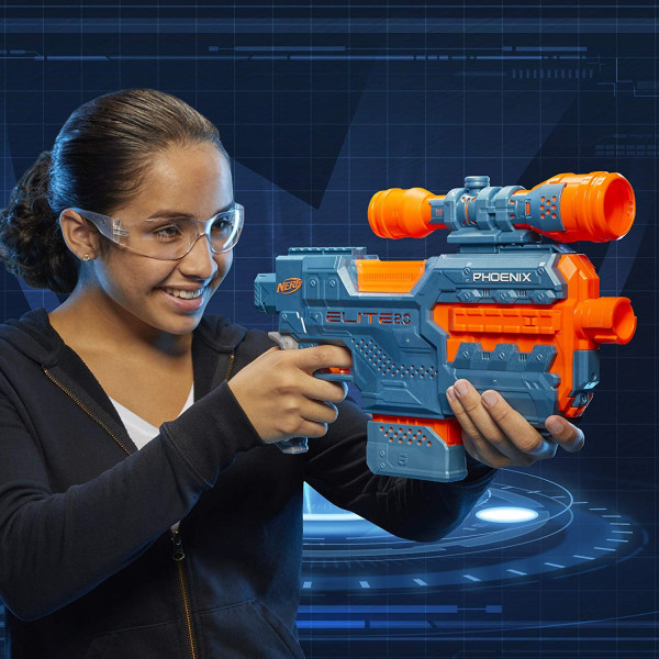 Бластер Нерф Еліт 2 Фенікс Nerf Elite 2.0 Phoenix CS-6 Motorized Blaster Hasbro (E9961)