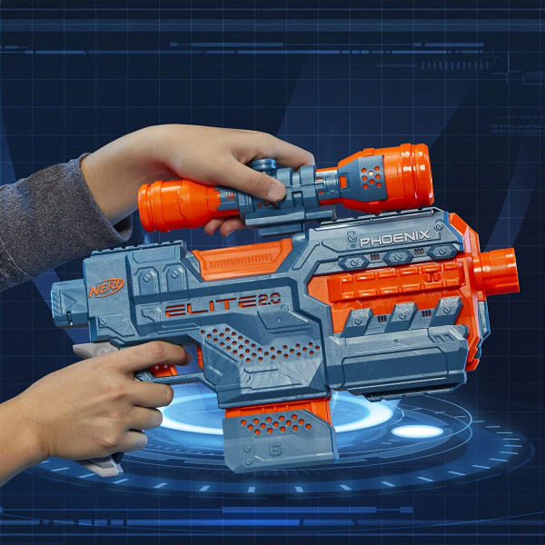 Бластер Нерф Еліт 2 Фенікс Nerf Elite 2.0 Phoenix CS-6 Motorized Blaster Hasbro (E9961)