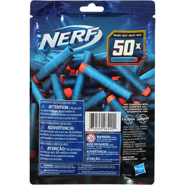Патрони до бластерів Нерф Еліт 50 штук Nerf Elite 2.0 50 Dart Refill Pack (E9484)