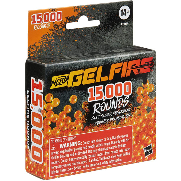 Набір боєприпасів Нерф Про Гельфаєр 15000 кульок Nerf Pro Gelfire Refill 15000 Rounds Hasbro (F7265)