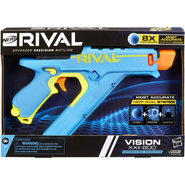 Бластер Нерф Райвал Віжн Nerf Rival Vision XXII-800 Blaster Hasbro (F3959)