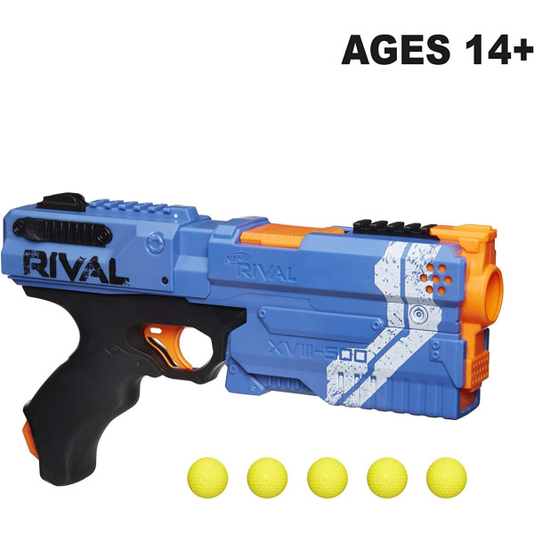 Бластер Нерф Райвал Кронос Nerf Rival Kronos XVIII-500 Blaster Blue Hasbro (E3381)