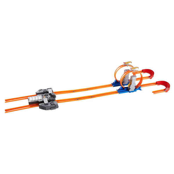 Ігровий набір Трек Хот Вілс Подвійне прискорення Hot Wheels Track Builder Total Turbo Takeover Track Set (BGX89)