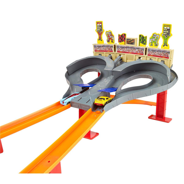 Ігровий набір Трек Хот Вілс Божевільні гонки Hot Wheels Super Speed Blastway Track Set (CDL49)