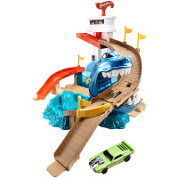 Трек Хот Вілс Атака акули Hot Wheels Sharkport Showdown Track Set (BGK04)