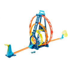 Трек Хот Вілс Потрійна петля Hot Wheels Track Builder Unlimited Triple Loop Kit (GLC96)