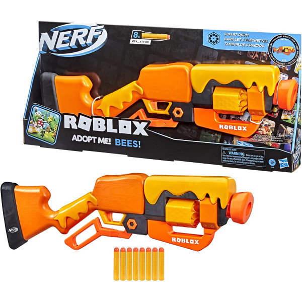 Бластер Нерф Роблокс Бджоли Nerf Roblox Adopt Me Bees Hasbro (F2486)