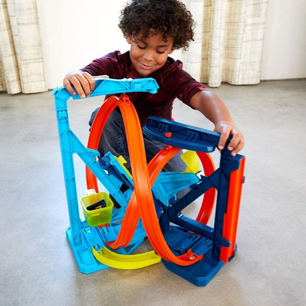 ігровой набір Трек Хот Вілс Нескінченна петля Hot Wheels Track Builder Unlimited Infinity Loop Kit (GVG10)