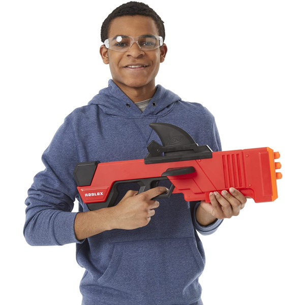 Бластер Нерф Роблокс Акула Nerf Roblox MM2: Shark Seeker Dart Blaster Hasbro (F2488)