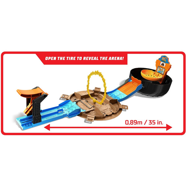Трек Хот Вілс Монстер тракс Арена для трюків Hot Wheels Monster Trucks Epic Loop Challenge (GVK48)
