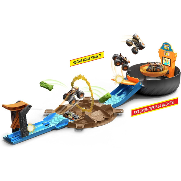 Трек Хот Вілс Монстер тракс Арена для трюків Hot Wheels Monster Trucks Epic Loop Challenge (GVK48)