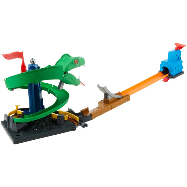Трек Хот Вілс Атака Кобри Hot Wheels City Cobra Crush Playset (FNB20)