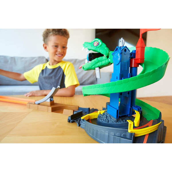 Трек Хот Вілс Атака Кобри Hot Wheels City Cobra Crush Playset (FNB20)