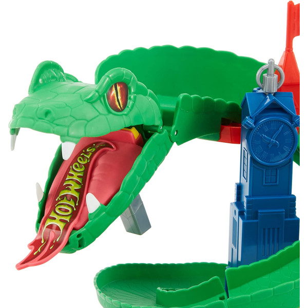Трек Хот Вілс Атака Кобри Hot Wheels City Cobra Crush Playset (FNB20)