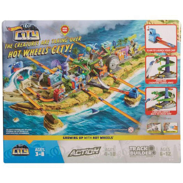 Трек Хот Вілс Атака Кобри Hot Wheels City Cobra Crush Playset (FNB20)
