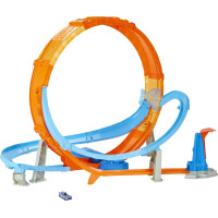Трек Хот Вілс Велитенська петля Шалені зіткнення Hot Wheels Massive Loop Mayhem Track Set (GTV14)