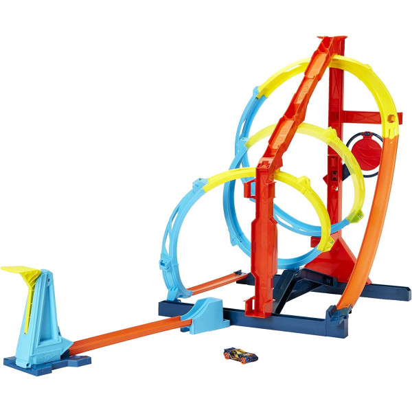 Ігровой набір Трек Хот Вілс Драйвова спіраль ​Hot Wheels Track Builder Unlimited Corkscrew Twist Kit Playset (HDX79)