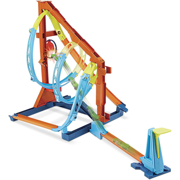 Ігровой набір Трек Хот Вілс Драйвова спіраль ​Hot Wheels Track Builder Unlimited Corkscrew Twist Kit Playset (HDX79)