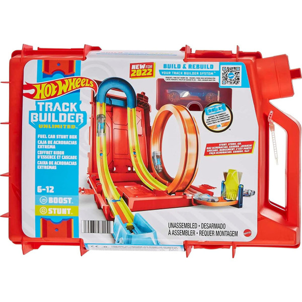 ігровой набір Трек Хот Вілс Каністра для трюків Турботрюки ​Hot Wheels Track Builder Unlimited Fuel Can Stunt Box (HDX78)