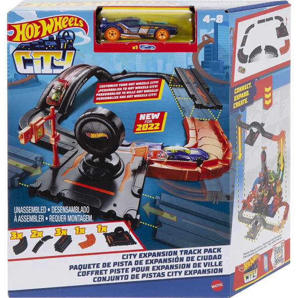 Трек Хот Вілс Транспортні шляхи для міста Hot Wheels Expansion City Track Pack (HDN95)