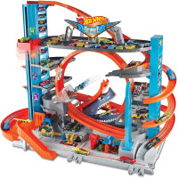 Супер Мега міський Гараж з Акулою Хот Вілс Hot Wheels City Ultimate Garage with Shark Attack (FTB69)