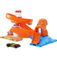 Трек Хот Вілс Місто Вторгнення Восьминога Hot Wheels City Octopus Invasion Attack (HDR31)