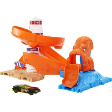 Трек Хот Вілс Місто Вторгнення Восьминога Hot Wheels City Octopus Invasion Attack (HDR31)