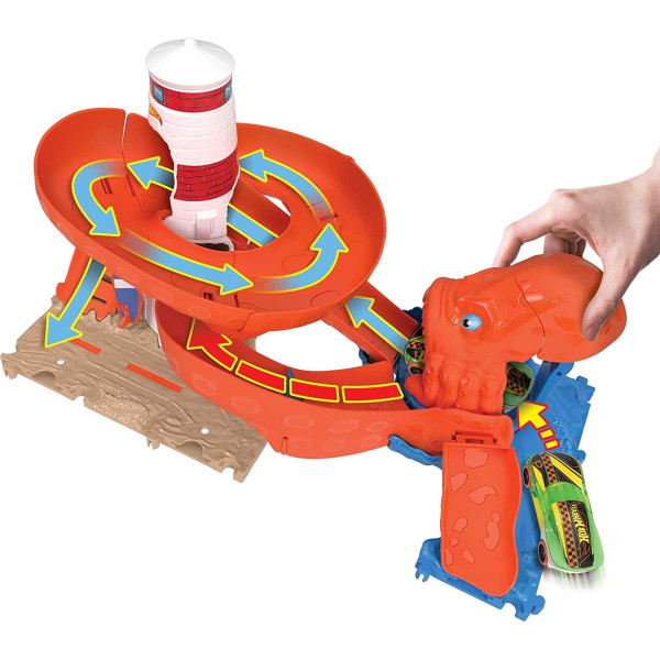 Трек Хот Вілс Місто Вторгнення Восьминога Hot Wheels City Octopus Invasion Attack Playset (HDR31)