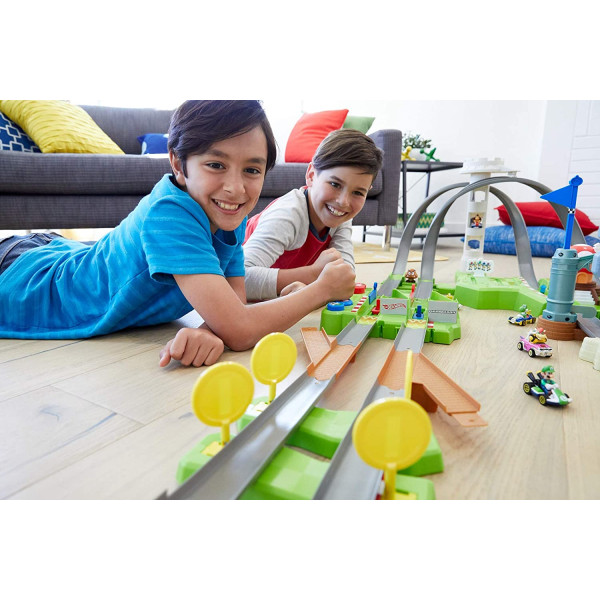 Трек Хот Вілс Маріо Карт Кругова траса Hot Wheels Mario Kart Circuit Track Set (GCP27)