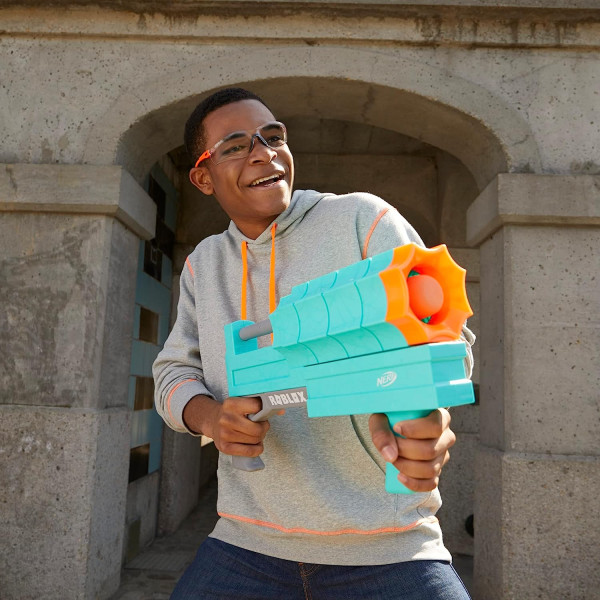 Бластер Нерф Роблокс Укус Акули Nerf Roblox Sharkbite Web Launcher Rocker Blaster Hasbro (F6131)