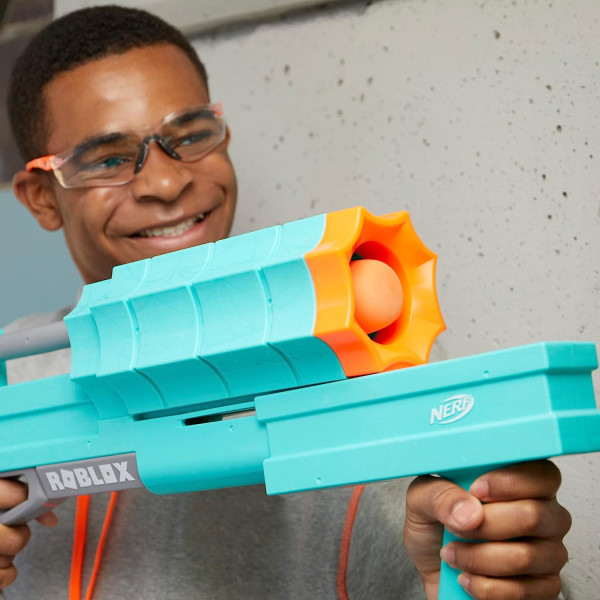 Бластер Нерф Роблокс Укус Акули Nerf Roblox Sharkbite Web Launcher Rocker Blaster Hasbro (F6131)