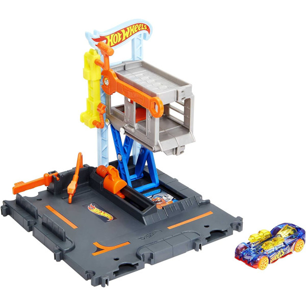 Ігровий набір Хот Вілс Ремонтна станція Hot Wheels City Downtown Repair Station Playset  (HDR25)