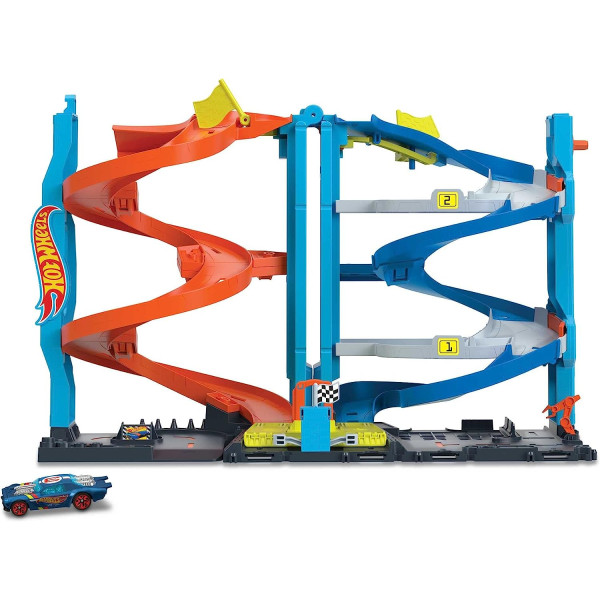 Трек Хот Вілс Супервежа для гонок Hot Wheels City Track Set Race Tower  (HKX43)