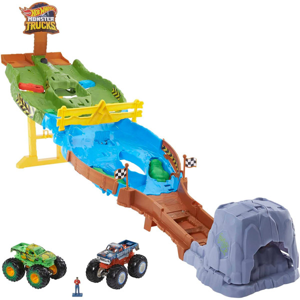 Трек Хот Вілс Монстер тракс Божевільна гонка Hot Wheels Monster Trucks Wreckin Raceway (HGV12/HJG32)