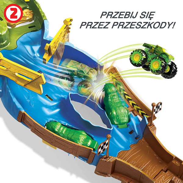 Трек Хот Вілс Монстер тракс Божевільна гонка Hot Wheels Monster Trucks Wreckin Raceway (HGV12/HJG32)