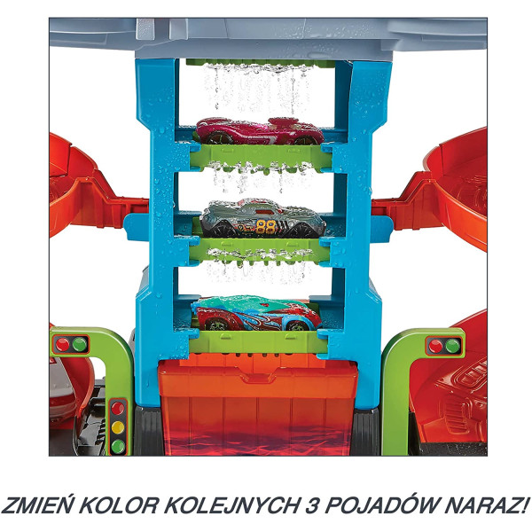 Ігровий набір Хот Вілс Мегавежа Автомийка Hot Wheels City Mega Tower Car Wash (HDP05)
