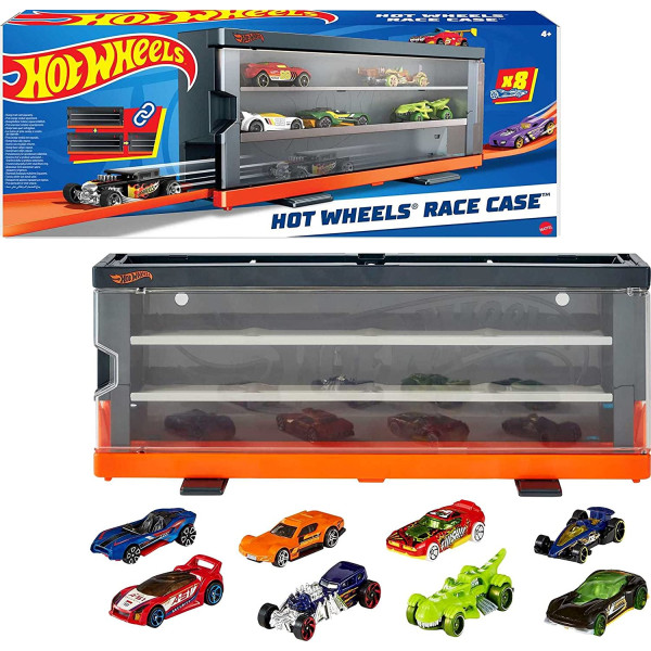 Кейс для машинок Хот Вілс з 8 машинками Hot Wheels Race Case with 8s (HFC89)