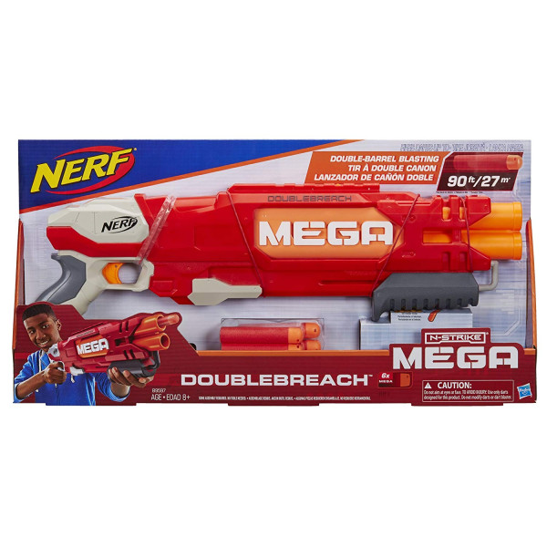 Бластер Нерф Мега Даблбріч Nerf N-Strike Mega Double Breach Blaster Hasbro (B9789)