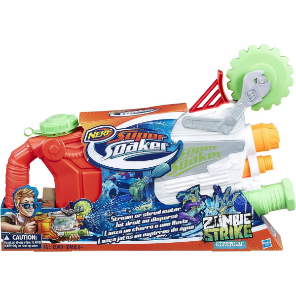 Водяний бластер Нерф Супер Сокер Зомбі Страйк Ріпсторм Nerf Super Soaker Zombie Strike Ripstorm Hasbro (E0020)
