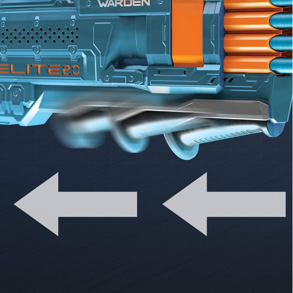 Бластер Нерф Еліт Наглядач Nerf Elite 2.0 Warden DB-8 Blaster Hasbro (E9959)