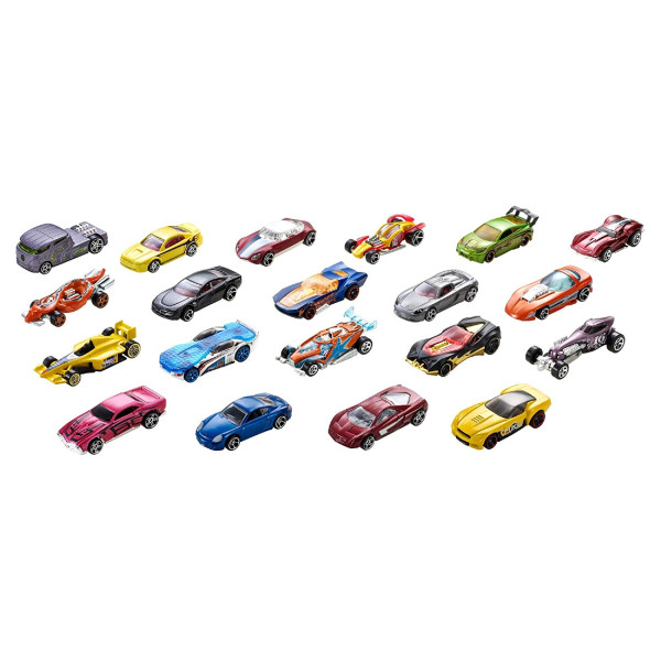Набір з 20 машинок Хот Вілс Hot Wheels 20 Car Gift Pack в асортименті (H7045)