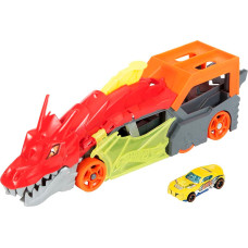Автовоз транспортер Хот Вілс Паща Дракона Hot Wheels City Dragon Launch Transporter (GTK42)
